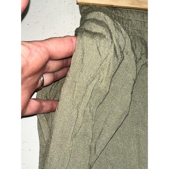 prAna Fernie Wide Leg Jumpsuit Romper Sweet Agave Large Beach Coverup NWT - Picture 7 of 14